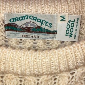 Aran Crafts Ireland Wool Sweater Unisex